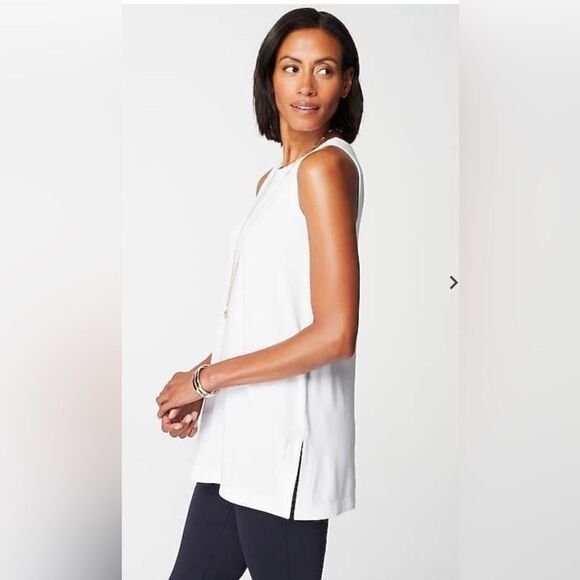 NWT J.Jill Wearever Long Layering Tank - Picture 2 of 6